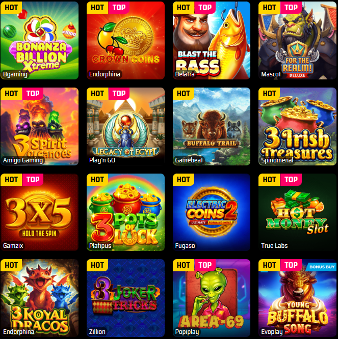 SlotsVader casino games